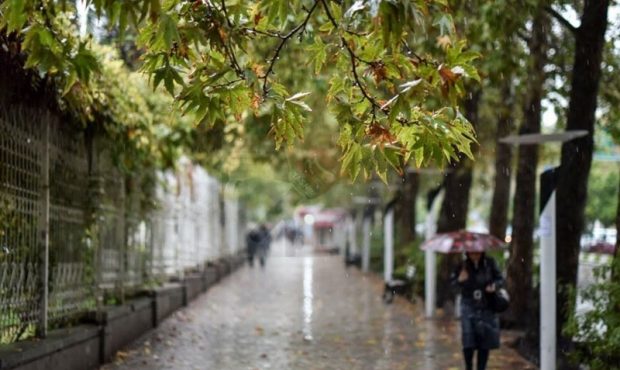 باران و برف در راه مازندران